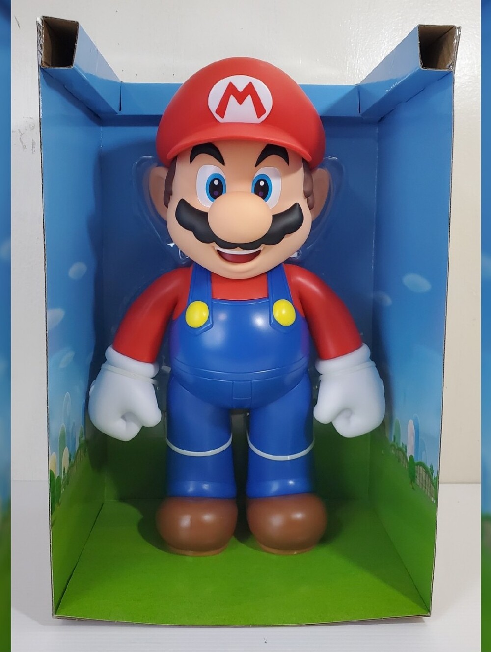 JAKKS PACIFIC NEW SUPER MARIO JUMBO FIGURE 20" IN BOX 7 POINTS OF ARTICULATION